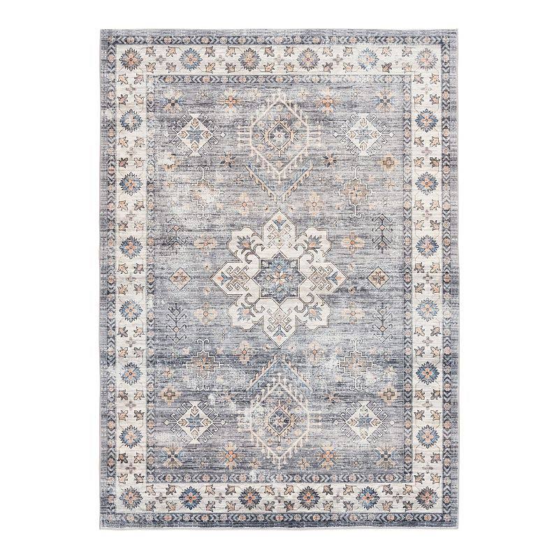 Sonoma Goods for Life Dream Step Area Rug, Grey, 6.5X9.5 ft