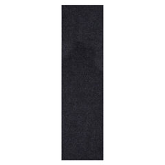 Ottomanson Lifesaver Collection Black 2 ft. 7 in x 9 ft. 10 in. Utility Ribbed Indoor/Outdoor Runner Rug