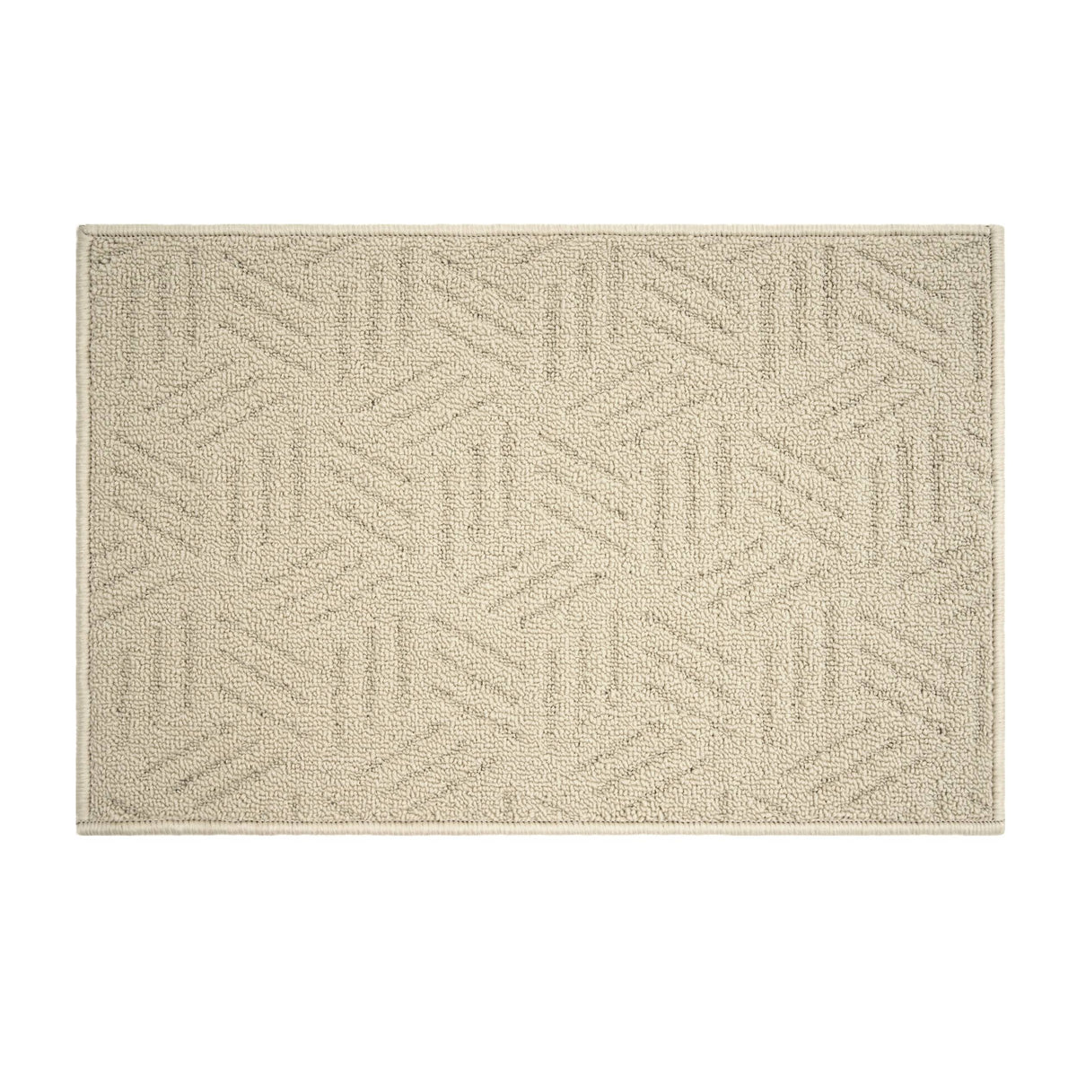 Mainstays Solid High Low Loop Kitchen Mat 18in x 27in Papyrus Beige
